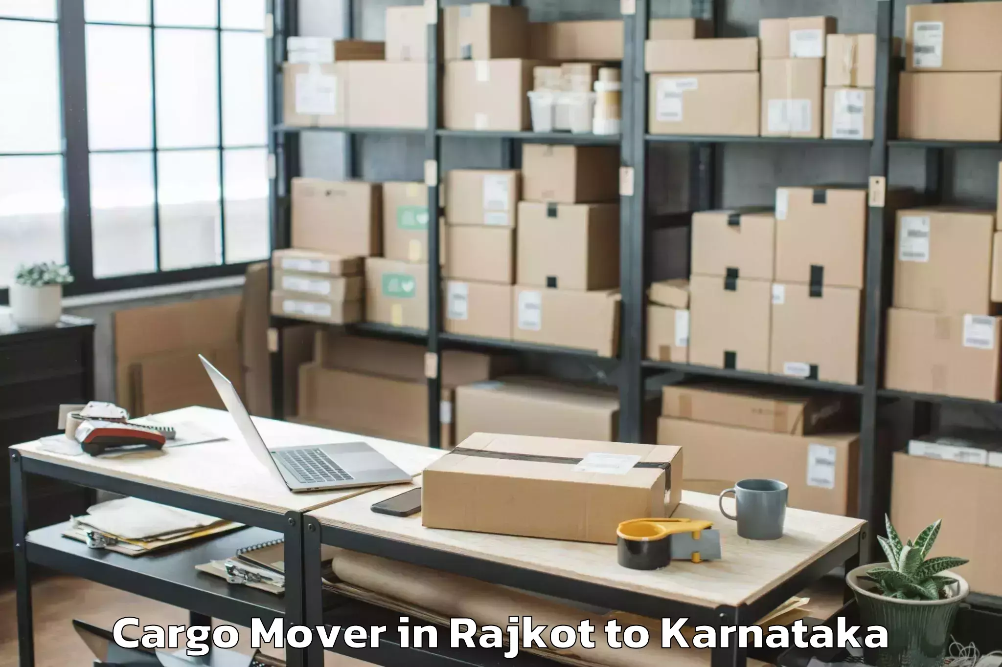 Hassle-Free Rajkot to Shiggaon Cargo Mover